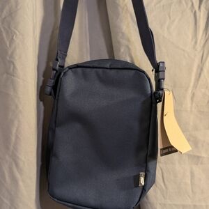 Nike Logo Dark Blue Messenger Crossbody Bag Purse